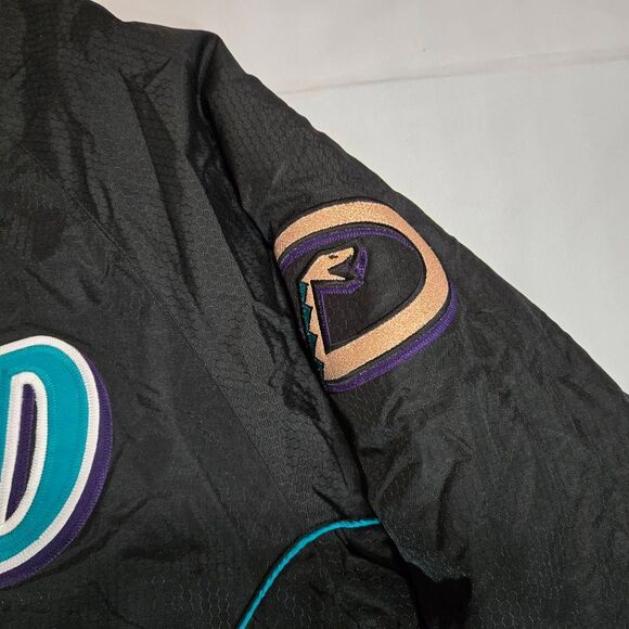 ARIZONA DIAMONDBACKS MLB MAJESTIC AUTHENTIC MENS JACKET SIZE LARGE VINTAGE - Picture 3 of 9